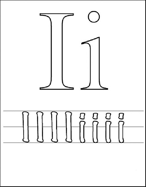 Letter I Coloring Pages  Coloring Home
