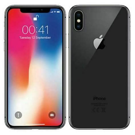 Apple Iphone X 64gb Space Grayunlocked A1865 Cdma Gsm For