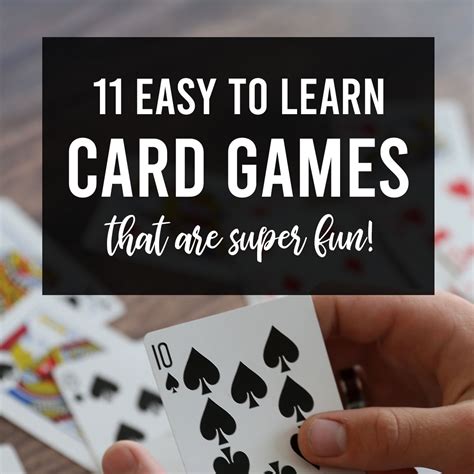 11 Fun Easy Cards Games For Kids And Adults Its Always Autumn