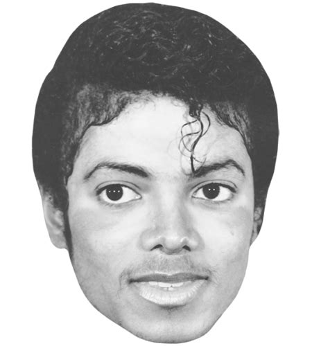 Celebrity Big Head Michael Jackson Moustache Celebrity Cutouts