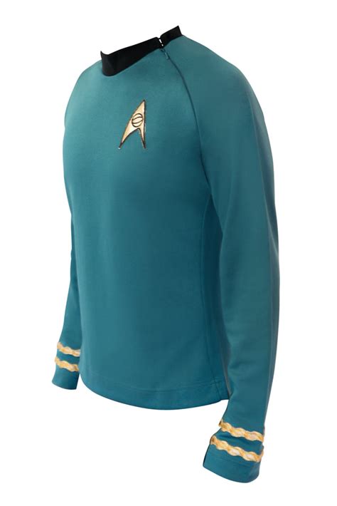 Star Trek Costume Spock Tos Uniform Classic The Original Series Shirt