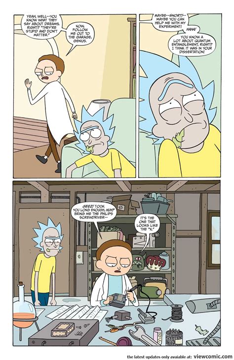 Rick And Morty 003 2015 Viewcomic Reading Comics Online For