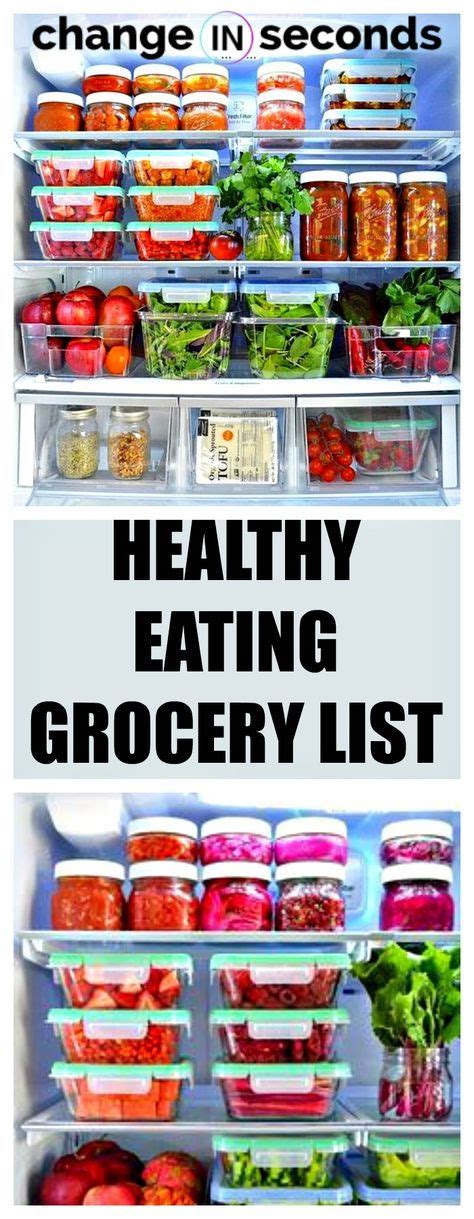 Healthy Eating Grocery List Print Our Ultimate Clean Eating Grocery