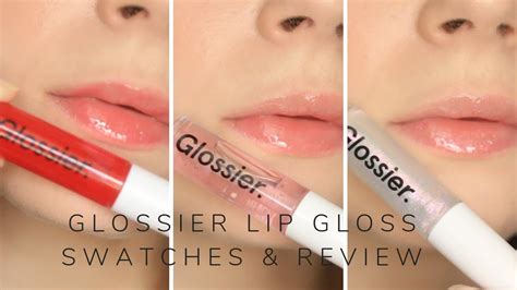 Glossier lip gloss is a lipgloss that retails for $14.00 and contains 0.14 oz. Glossier Lip Gloss: Swatches & Review - YouTube