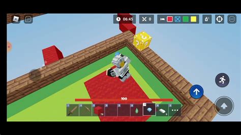 Playing Roblox Bedwars Lucky Block Mode Youtube