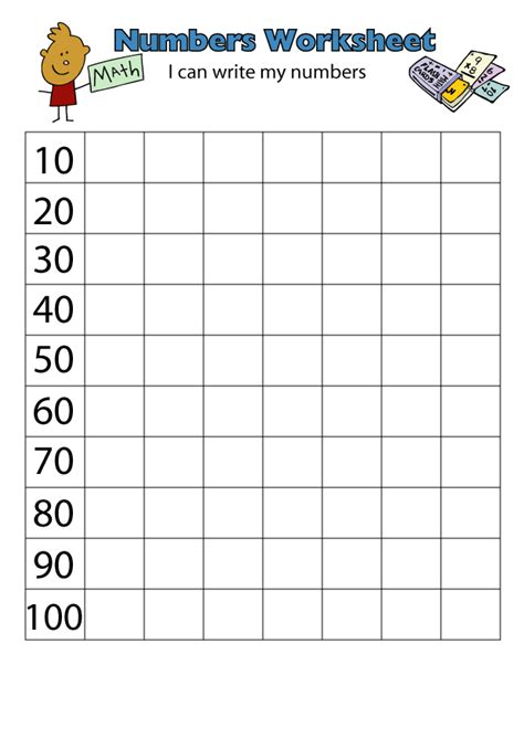 Number Writing Worksheets