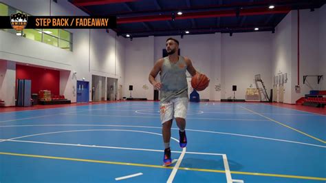 How To Step Back Fadeaway Swish Basketball Youtube