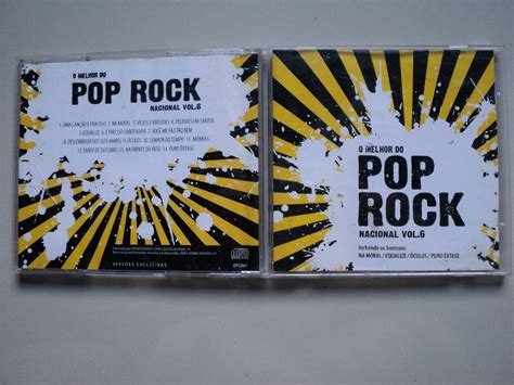 Capa Original Cd O Melhor Do Pop Rock Nacional Vol 6 Mercado Livre