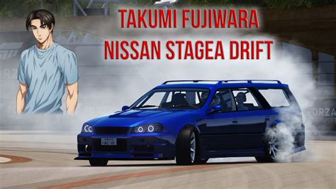 Assetto Corsa Takumi Fujiwara Nissan Stagea Drift YouTube