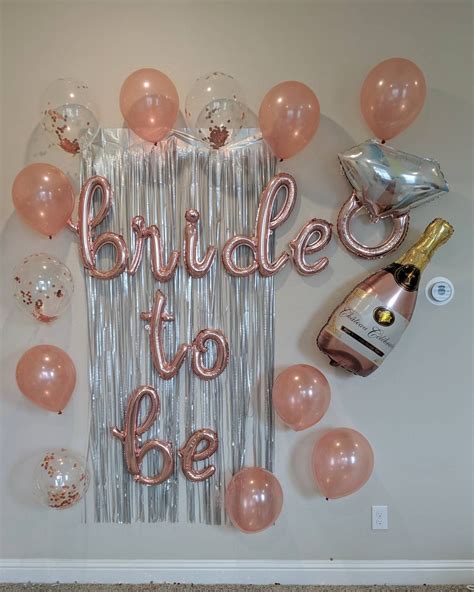 Bride To Be Balloon Bridal Shower Balloons Bachelorette Party Etsy