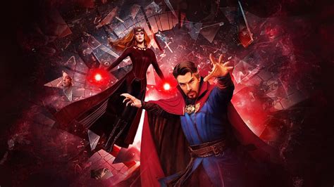 3840x21602021 Doctor Strange And Scarlet Witch In Multiverse Of Madness