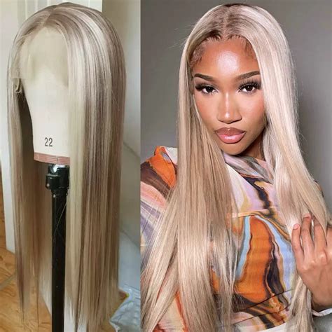 Melodie Hd P18 613 Original Blonde Highlight Straight Lace Front Wigs