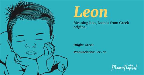 Leon Name Meaning Origin Popularity Boy Names Like Leon Mama Natural