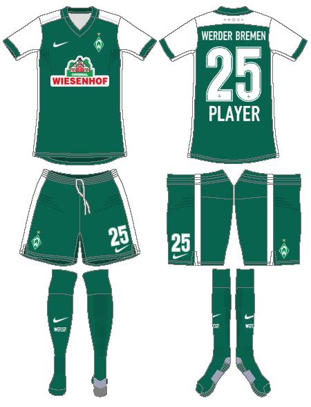 Werder bremen 1980 vector logo toppng. Werder Bremen Home Uniform - German Bundesliga (German ...
