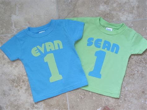 Twin Birthday Shirts For Adults Twin Birthday Shirts Customize Your