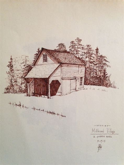 Pin On 1991 Pen And Inks Of Millbrook Village And Walpack