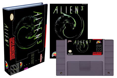 Alien 3 Super Nintendo Snes Reproduction Video Game Cartridge With