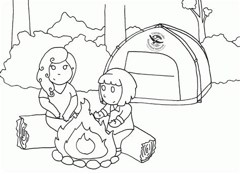 Free Printable Camping Coloring Pages - Coloring Home