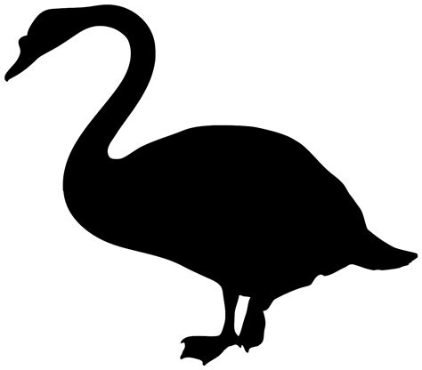 Swan Silhouette Clipart Permaclipart