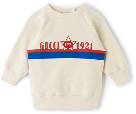 Gucci Baby Off White Logo Sweatshirt Gucci