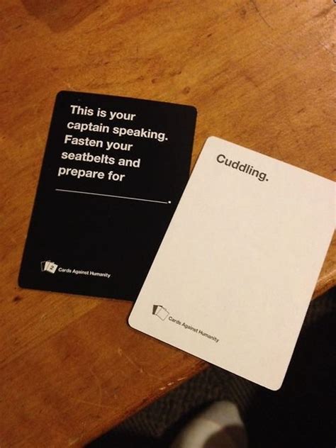 Cards against humanity is a great game to play as an icebreaker because it makes everyone implicate themselves by giggling at horrible things, which brings people together like nothing else. Funny Cards Against Humanity Answers : theBERRY | Funniest cards against humanity, Cards against ...