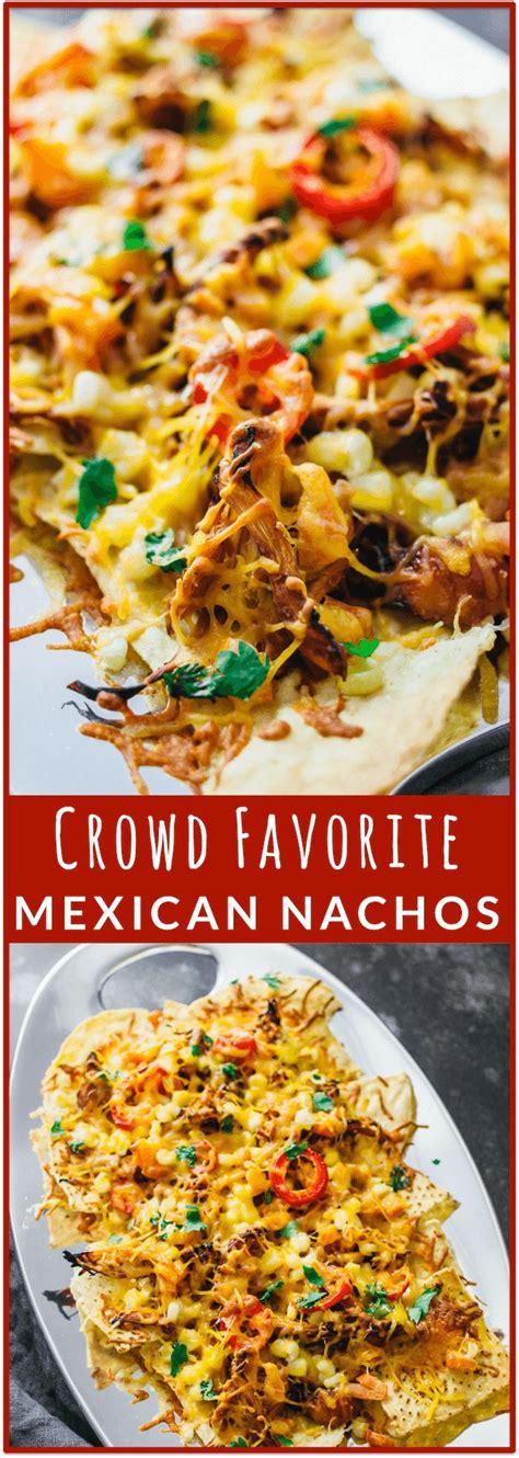 loaded mexican nachos with chicken these loaded mexican nachos are super savory and hearty