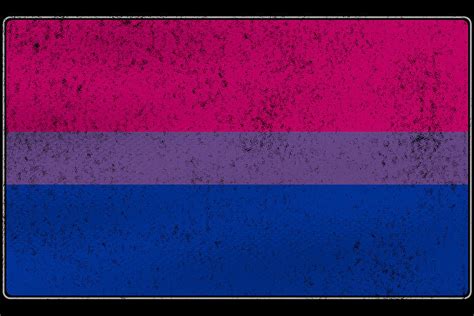 Distressed Bisexual Pride Flag Digital Art By Patrick Hiller Pixels