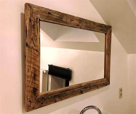 Diy pallet shelf designs and wall paneling project. DIY Pallet Bathroom Vanity and Mirror - Pallets Pro