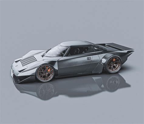 Modern Lancia Stratos Concept Shows Amazing Long Wedge Design In Sharp