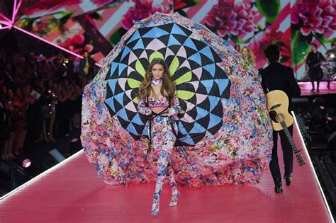 Gigi Hadid Basically Wore A Giant Parachute At The VS Fashion Show Victoria Secret Fashion