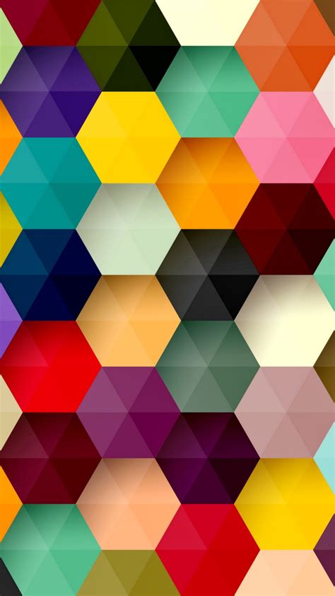 Hexagon Colorful Abstract Wallpapers 1080x1920 194746