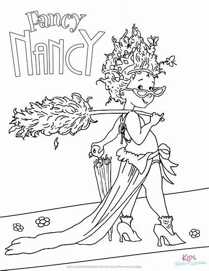Nancy Fancy Coloring Pages Disney Junior Clancy