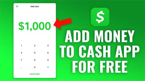 How To Add Money To Cash App For Free Youtube