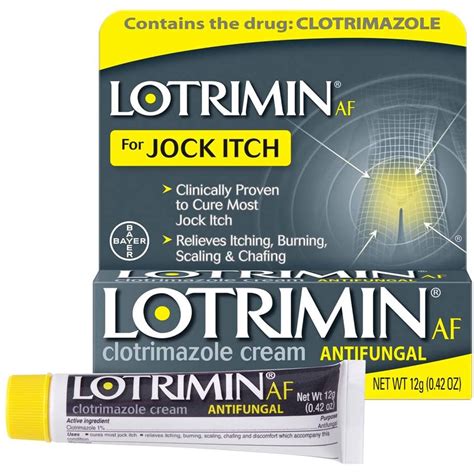 Lotrimin Af Jock Itch Antifungal Cream For Groin Crotch And Inner