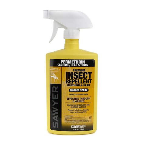 Sawyer Permethrin Clothing and Fabric Insect Repellent Trigger Spray ...