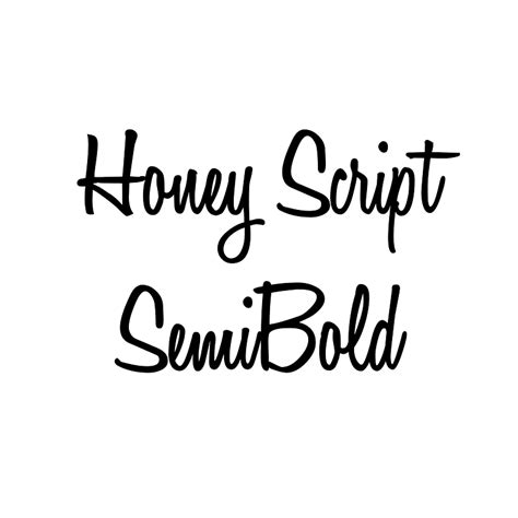 Honey Script Semibold Font Free Fonts On Creazilla Creazilla