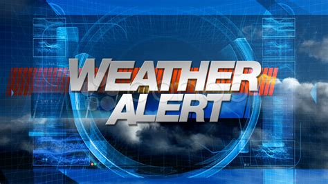 Weather Alert Broadcast Graphics Title Stock Footage Ad Broadcast Alert Weather Graphics