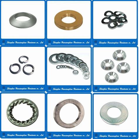 China Supply Different Types Flat Spring Lock Metal Washer China Flat