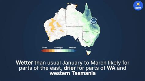 Climate And Water Outlook For January To March 2022 Bureau Of