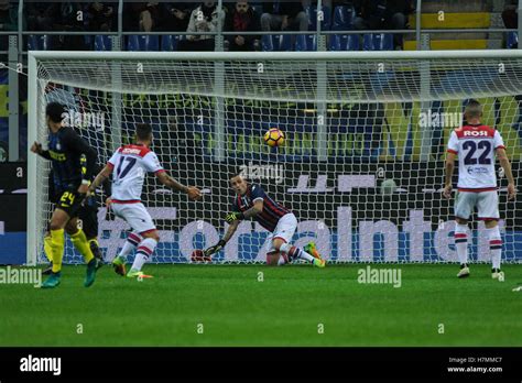 Milan Italy Th Nov Alex Cordaz Keeper Of Crotone In Actions