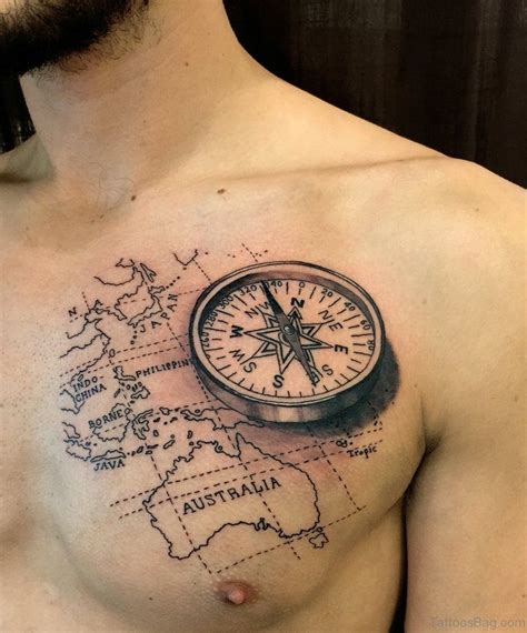 Map And Compass Tattoo Design For Men Viking Compass Tattoo Compass