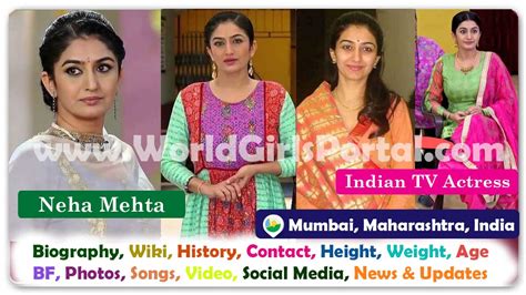 Neha Mehta Biography Wiki Contact Details Photos Video BF Career TV