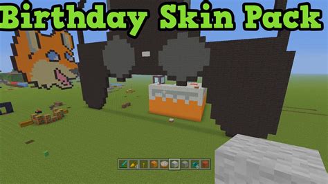 Minecraft Ps3 Free Playstation Birthday Skin Pack Youtube