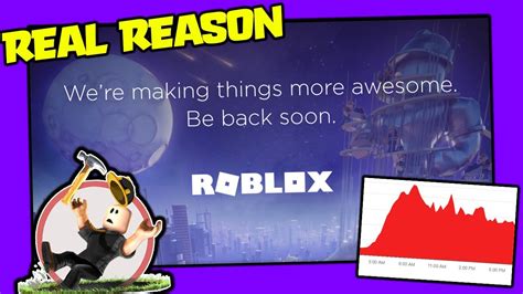 The Real Reason Why Roblox Is Down Roblox Shut Down Youtube