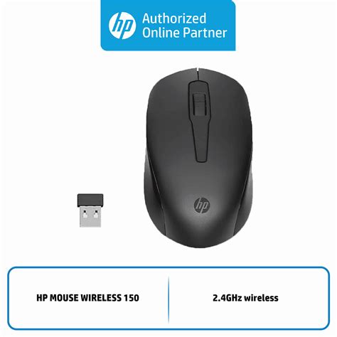 Hp Wireless Mouse 150 Black 2s9l1aa Lazada