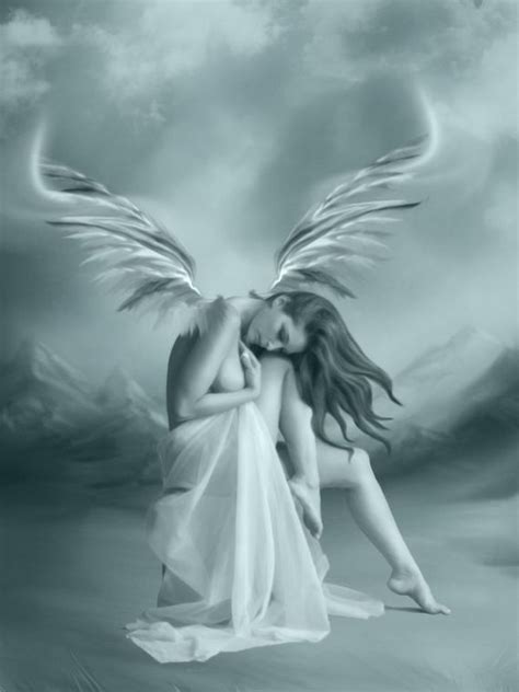 Love The Black And Whites So Emotional Angels Angels And Fairies