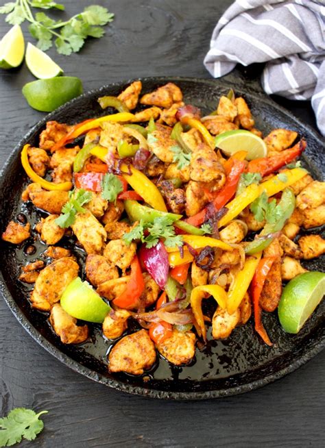 This easy chicken recipe is great with a potato salad and baked beans. Easy Chicken Fajitas Recipe with Mango Habanero Salsa ...