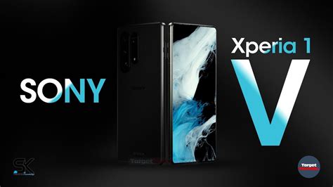 The New Sony Xperia 1 Smartphone Is Shown In Front Of An Advertisement