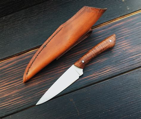 Recently Made A Batch Of These Bird And Trout Knives 1084 High Carbon Steel 240grit Machine