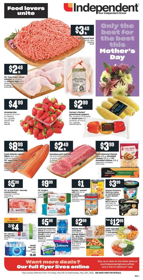 Independent Grocer On Flyer May 6 To 12